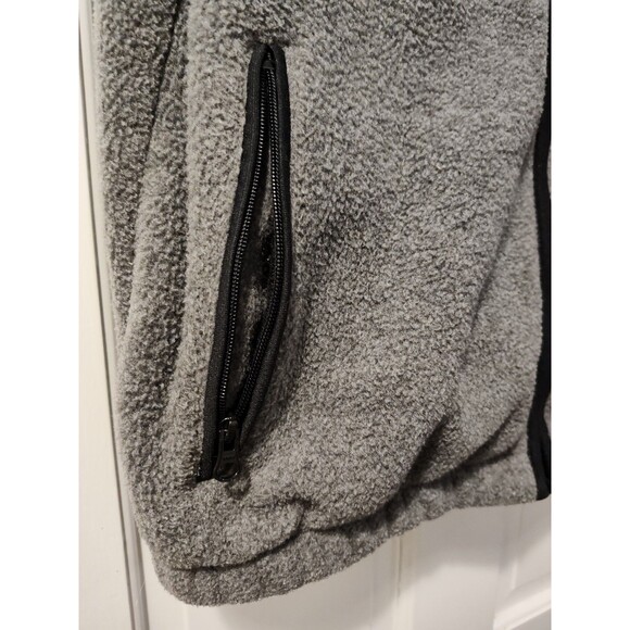 Eddie Bauer EBTEK Fleece Vest Grey Men’s Size Large Measurements Included - Picture 11 of 13